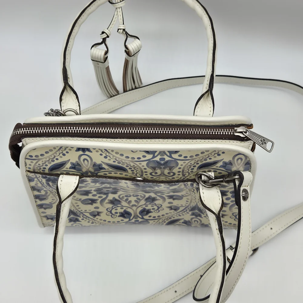 Rare Like New Patricia Nash Small Leather Paris Satchel Crossbody Terresa Wallet - Picture 8 of 16
